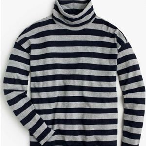 J Crew Deck Stripe Turtleneck